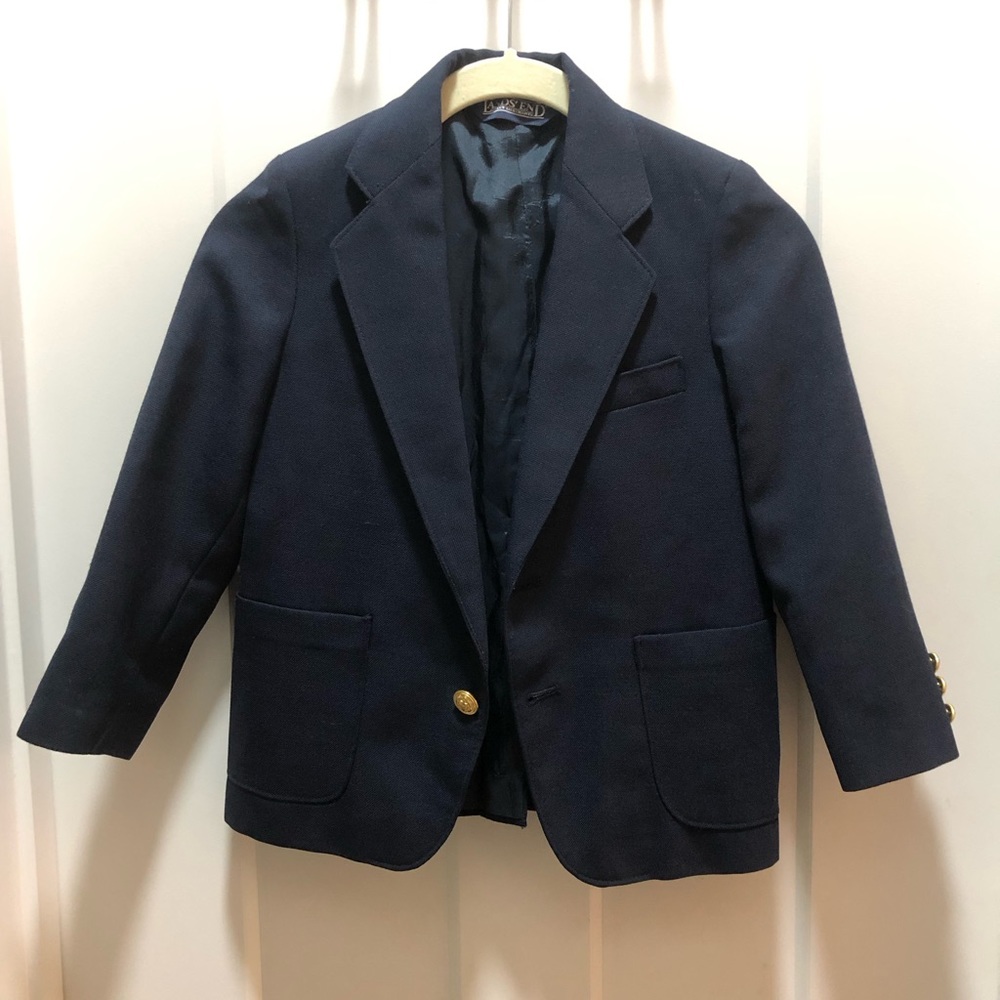 Lands End Navy Blazer